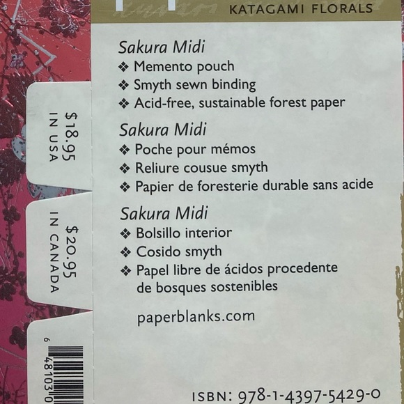 Sakura Katagami Florals Journal - Picture 3 of 3